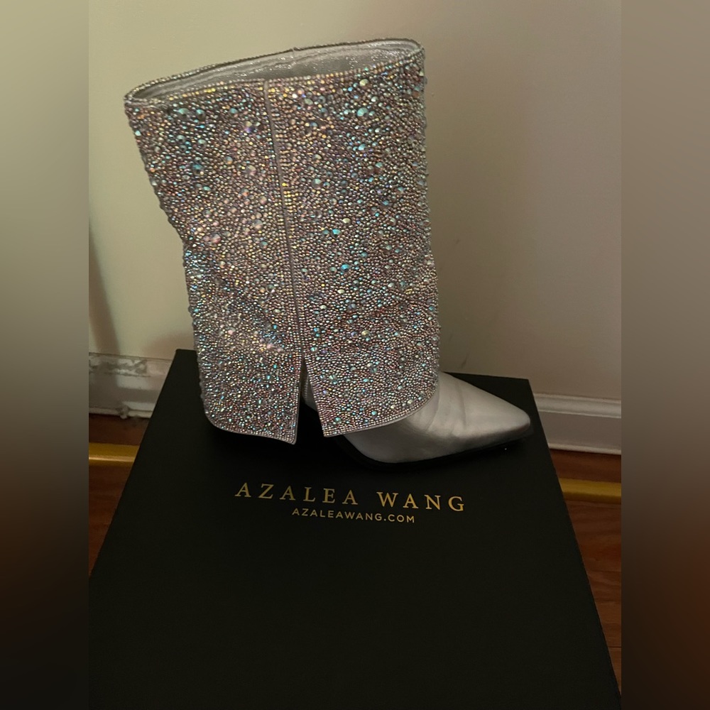 Azalea Wang Rhinestone Bootie - Picture 2 of 6